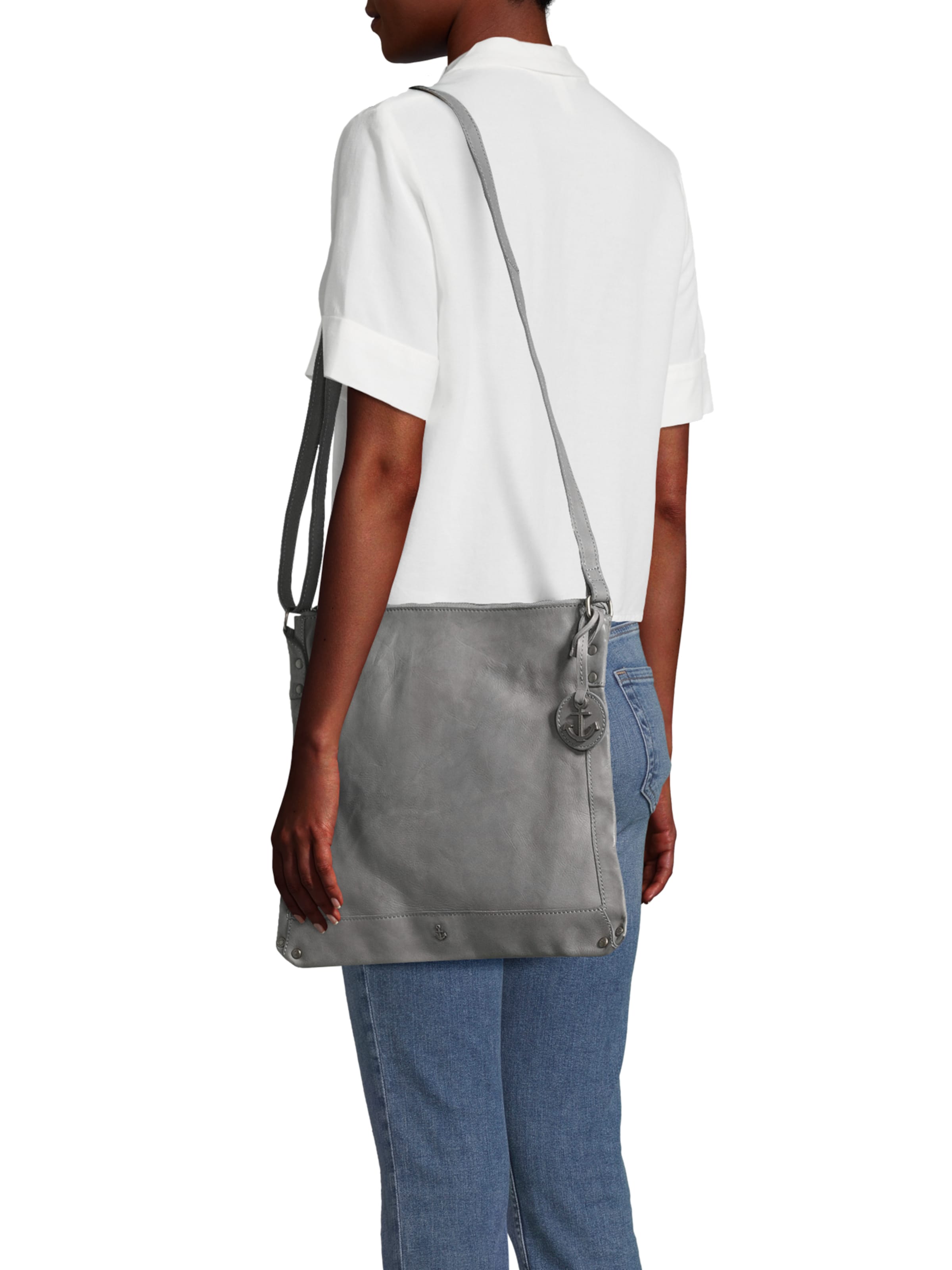 Harbour 2nd Crossbody Bag 'Vera' in Grey: front