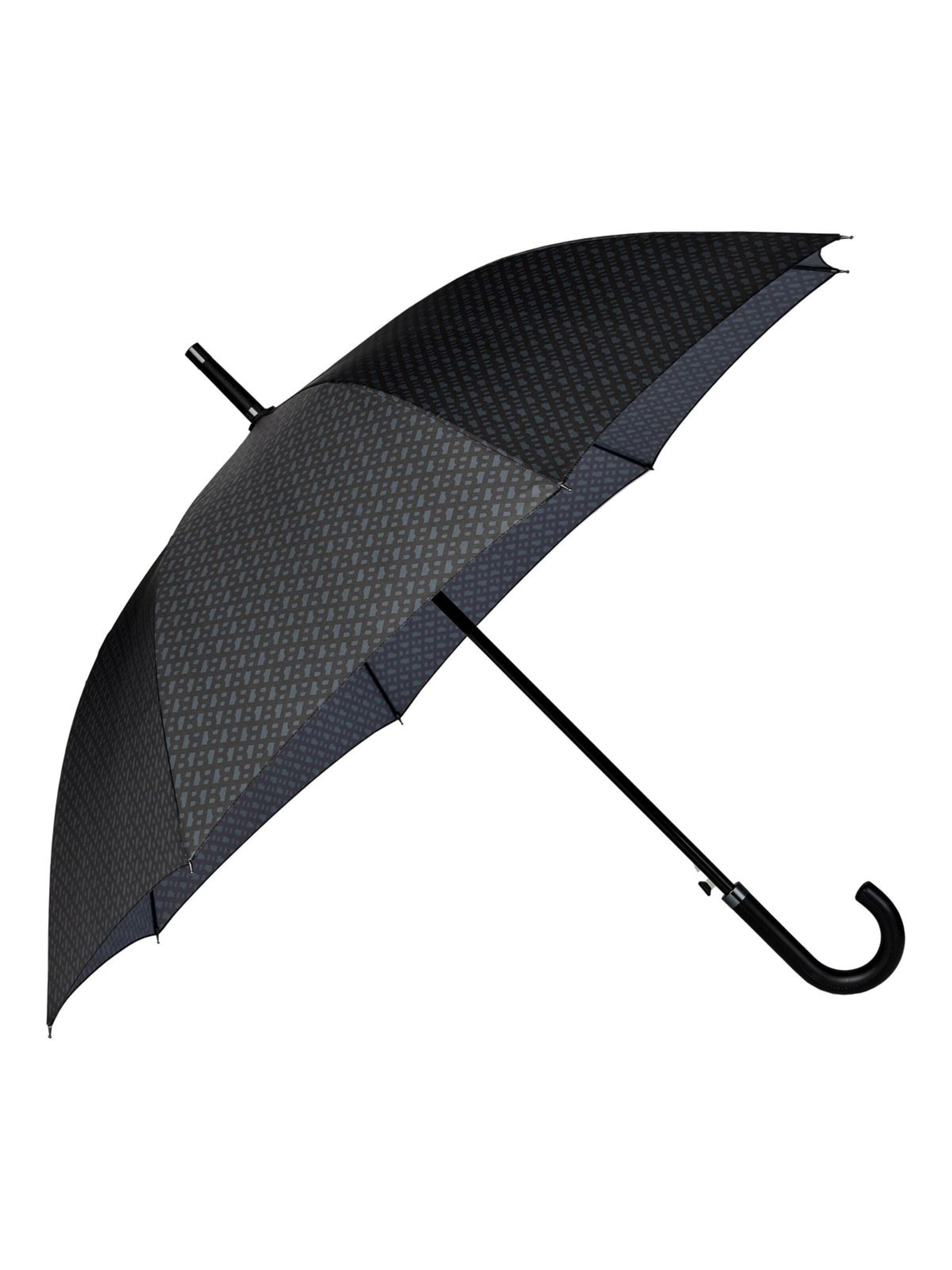 BOSS Umbrella 'Umbrella Monogramme' in Grey: front