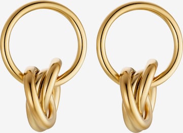 Boucles d'oreilles 'Lijan' Heideman en or : devant