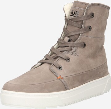 HUB Lace-Up Ankle Boots 'Chess 3.0' in Grey: front