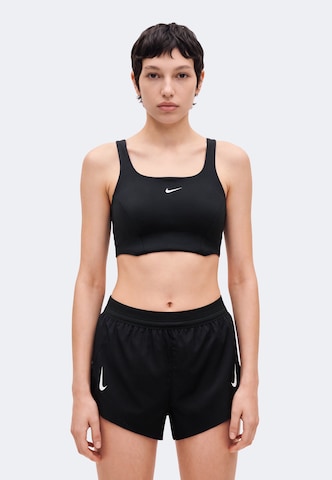 NIKEBustier Sportski grudnjak 'ONE' - crna boja: prednji dio