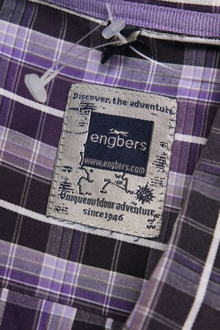 Engbers Button Up Shirt in L in Purple