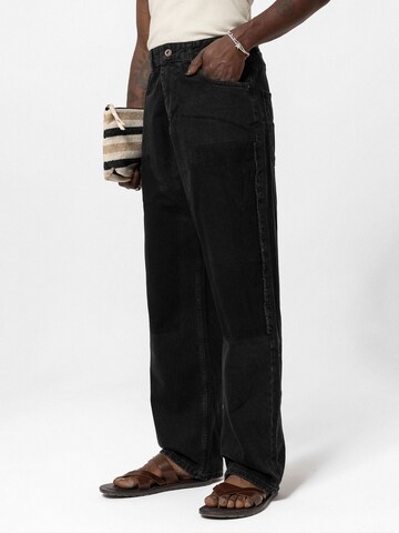 VAMOS CLO Wide leg Jeans 'Denver' in Black