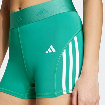 ADIDAS PERFORMANCE - Skinny Pantalón deportivo 'Hyperglam' en verde