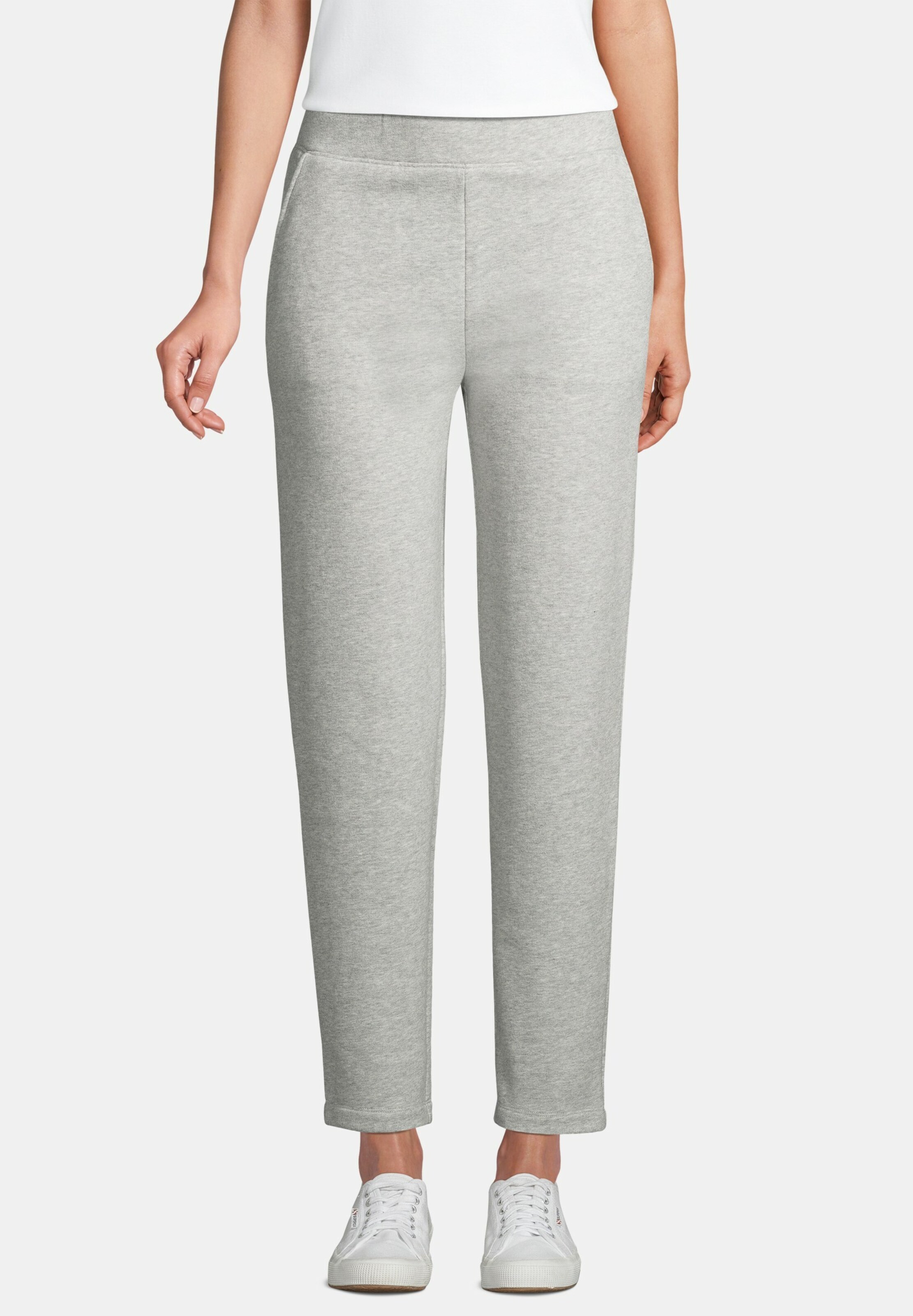 Frauen Große Größen Lands‘ End Hose in Hellgrau - PQ24832 Frauen Große Größen Lands‘ End Hose in Hellgrau - PQ24832