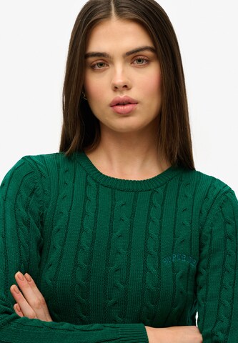 Pull-over 'Essentials' Superdry en vert