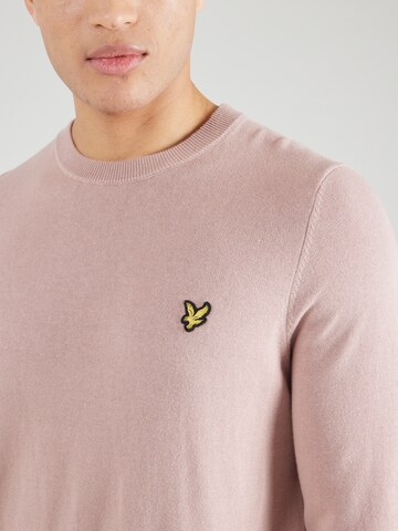 Lyle & Scott Pullover i pink
