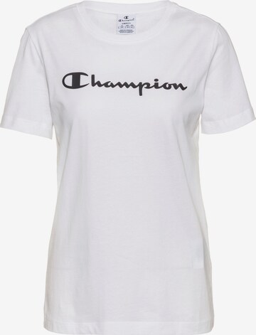 Champion Authentic Athletic Apparel Shirt in White: front