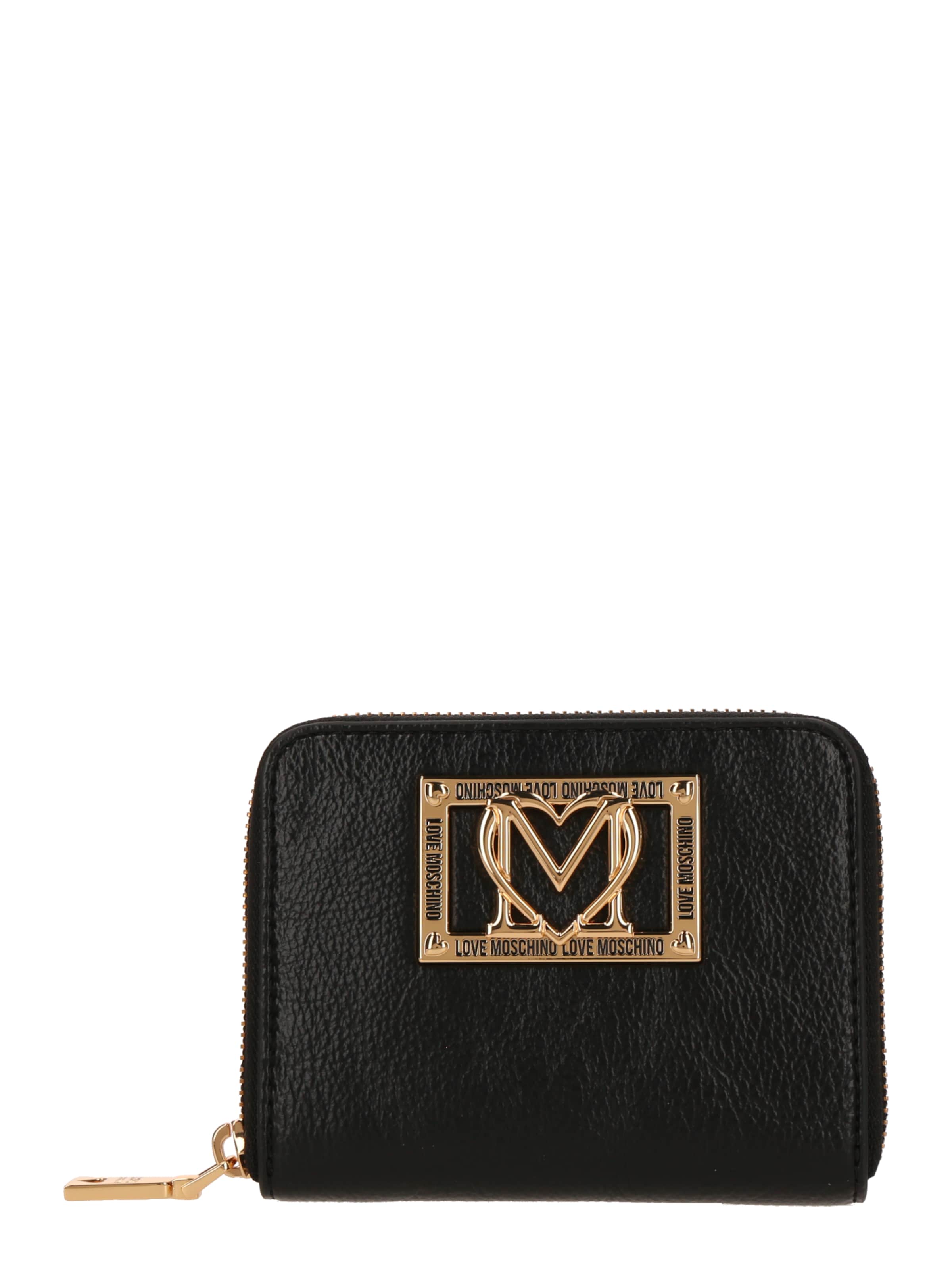 Porte-monnaies Love Moschino en noir : devant