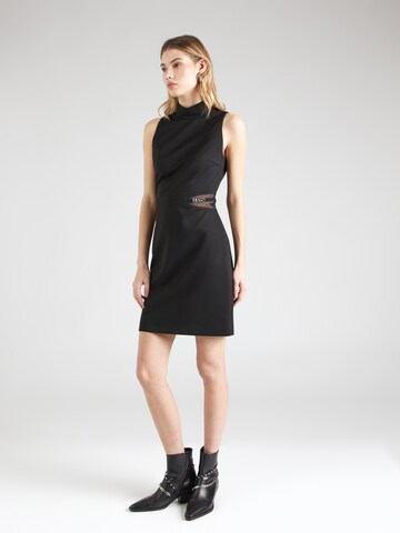 HUGO - Vestido 'Kirine' em preto: frente