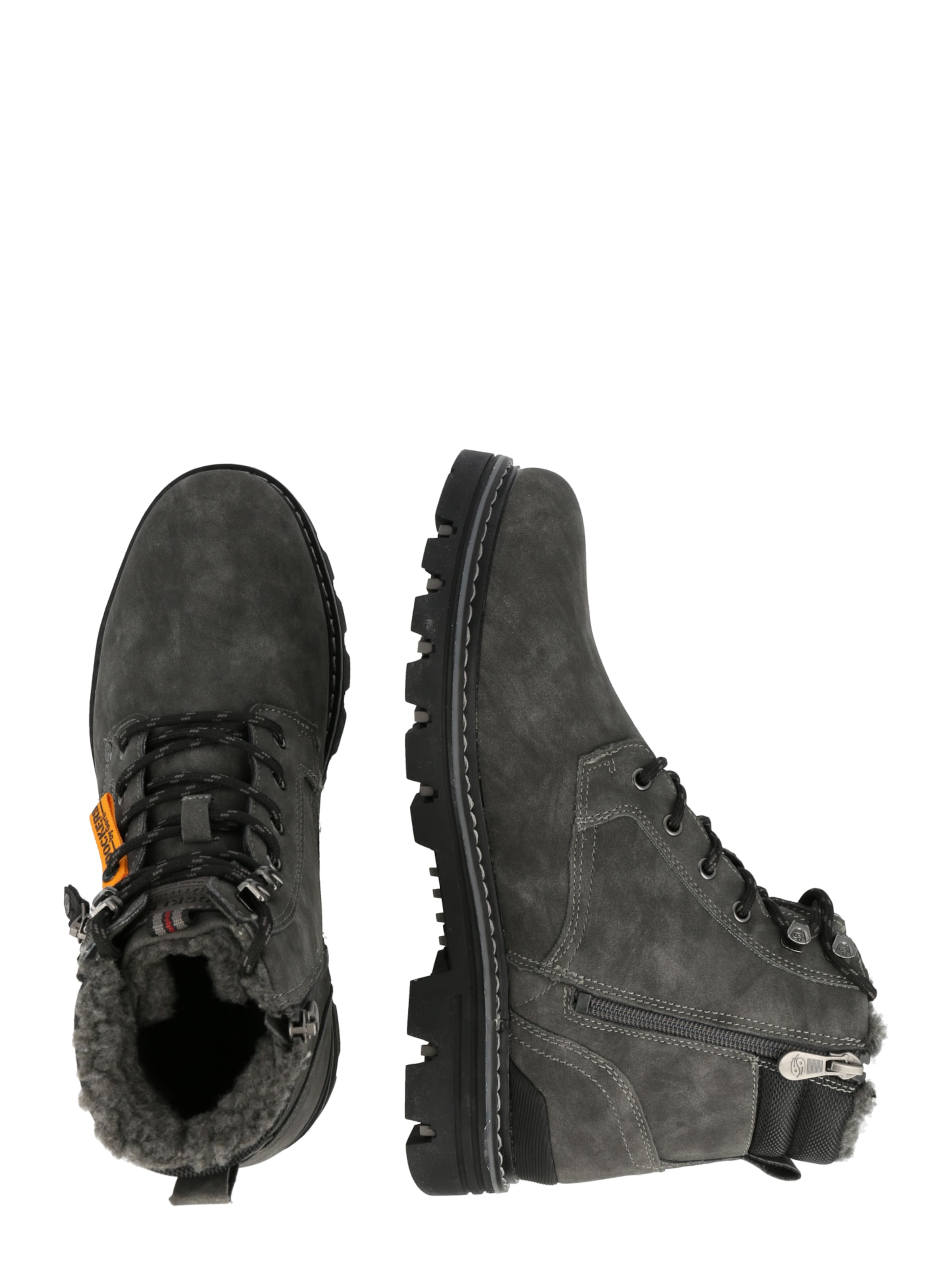 Dockers by Gerli Fűzős csizma - szürke