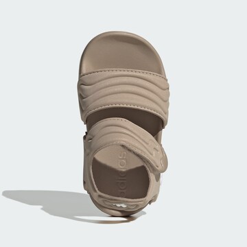 ADIDAS SPORTSWEAR Open schoenen 'ADILETTE' in Bruin