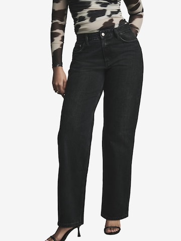 Next Bootcut Farkut värissä musta: etupuoli