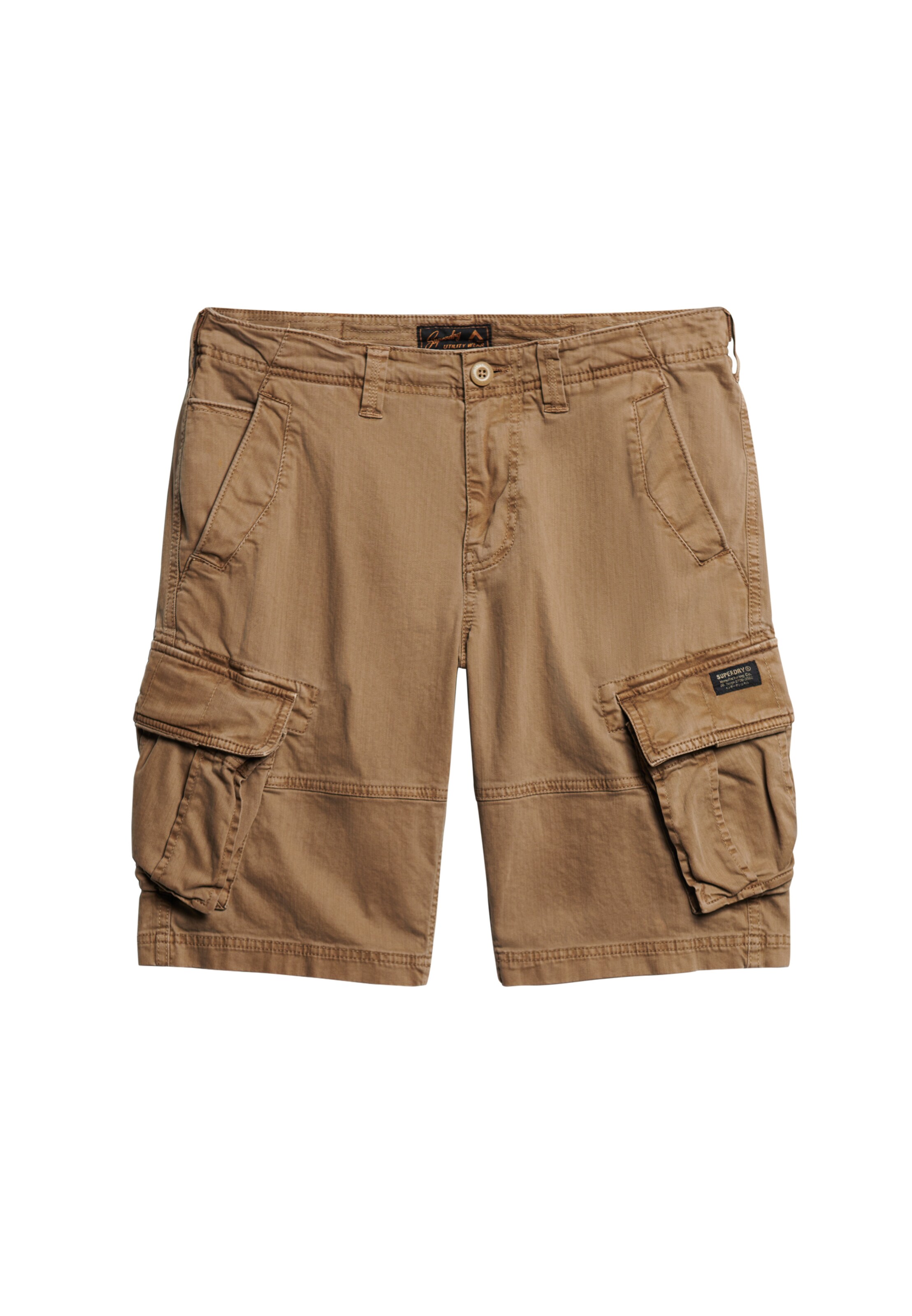 Superdry Loosefit Cargobukser 'Core' i brun: forside