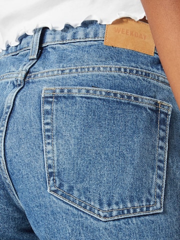 WEEKDAY Regular Jeans 'Pin' in Blauw