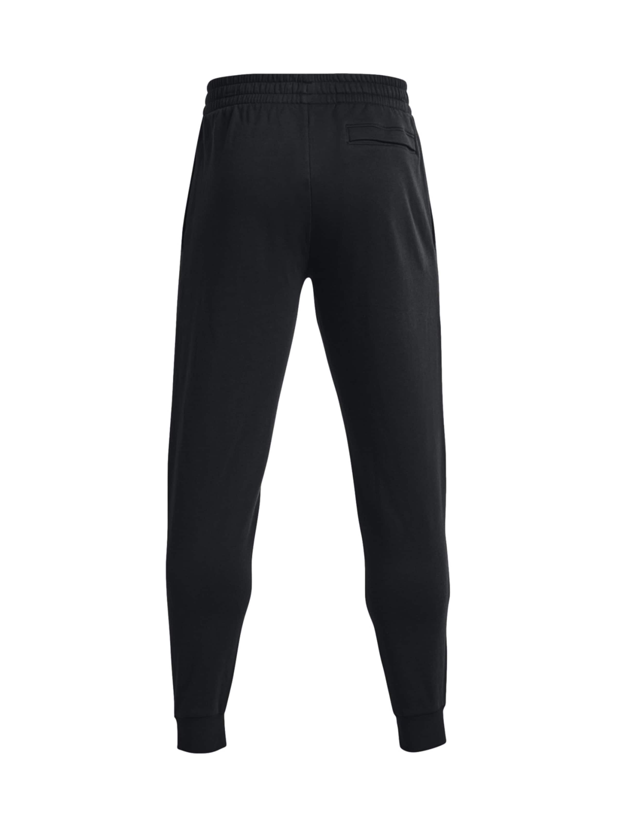 Loosefit Pantalon de sport 'Rival' UNDER ARMOUR en noir
