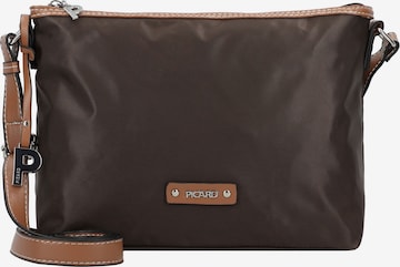 Sac à bandoulière Picard en marron : devant