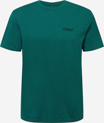OAKLEY Funkční tričko – zelená: přední strana