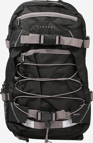Forvert Backpack 'Ice Louis' in Black: front