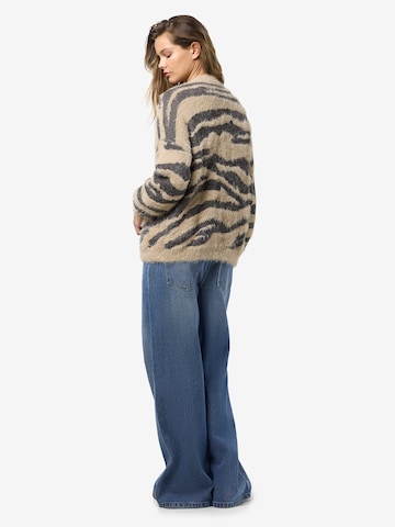 Noisy may Knit cardigan in Grey