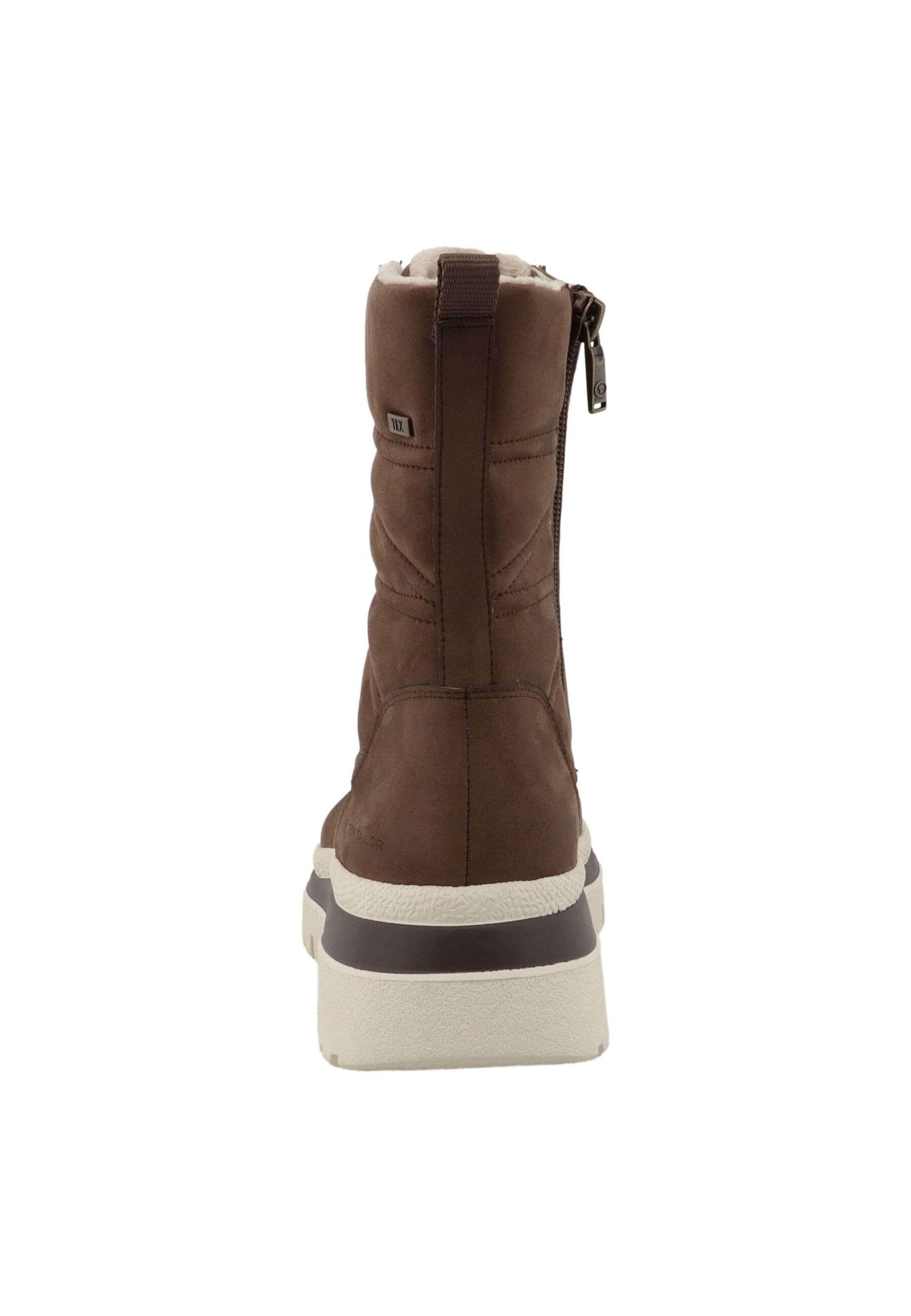 TOM TAILOR - Botim com fivela em castanho
