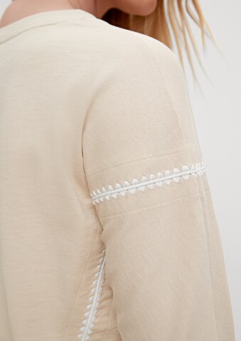 comma casual identity Sweatshirt in Beige