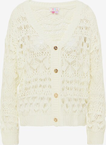 Cardigan IZIA en blanc : devant