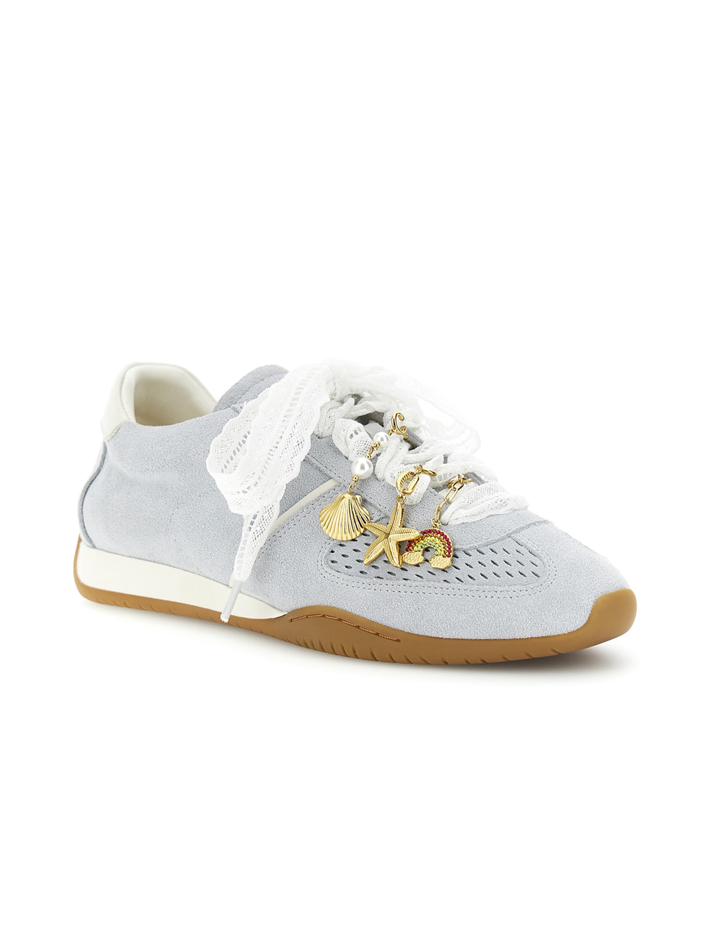 Baskets basses CAFè NOIR en gris : devant