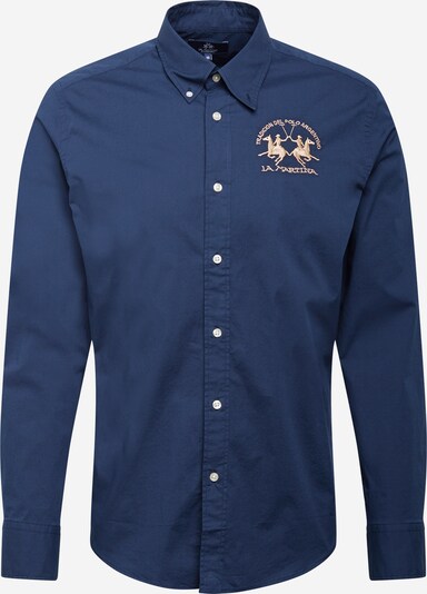 La Martina Overhemd in de kleur Navy / Bruin, Productweergave