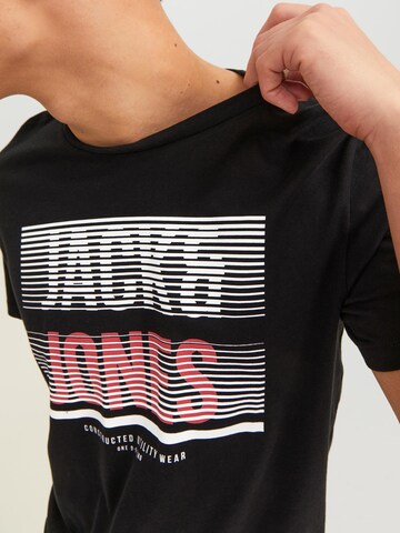 JACK & JONES T-Shirt 'JJBRIX' in Schwarz