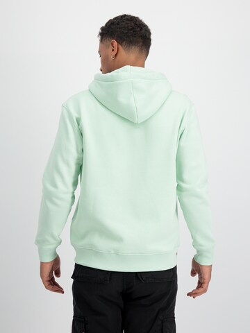 ALPHA INDUSTRIES - Sudadera con cremallera en verde