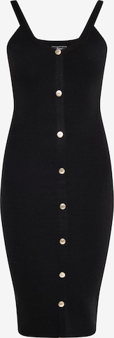 fainaPletena haljina - crna boja: prednji dio