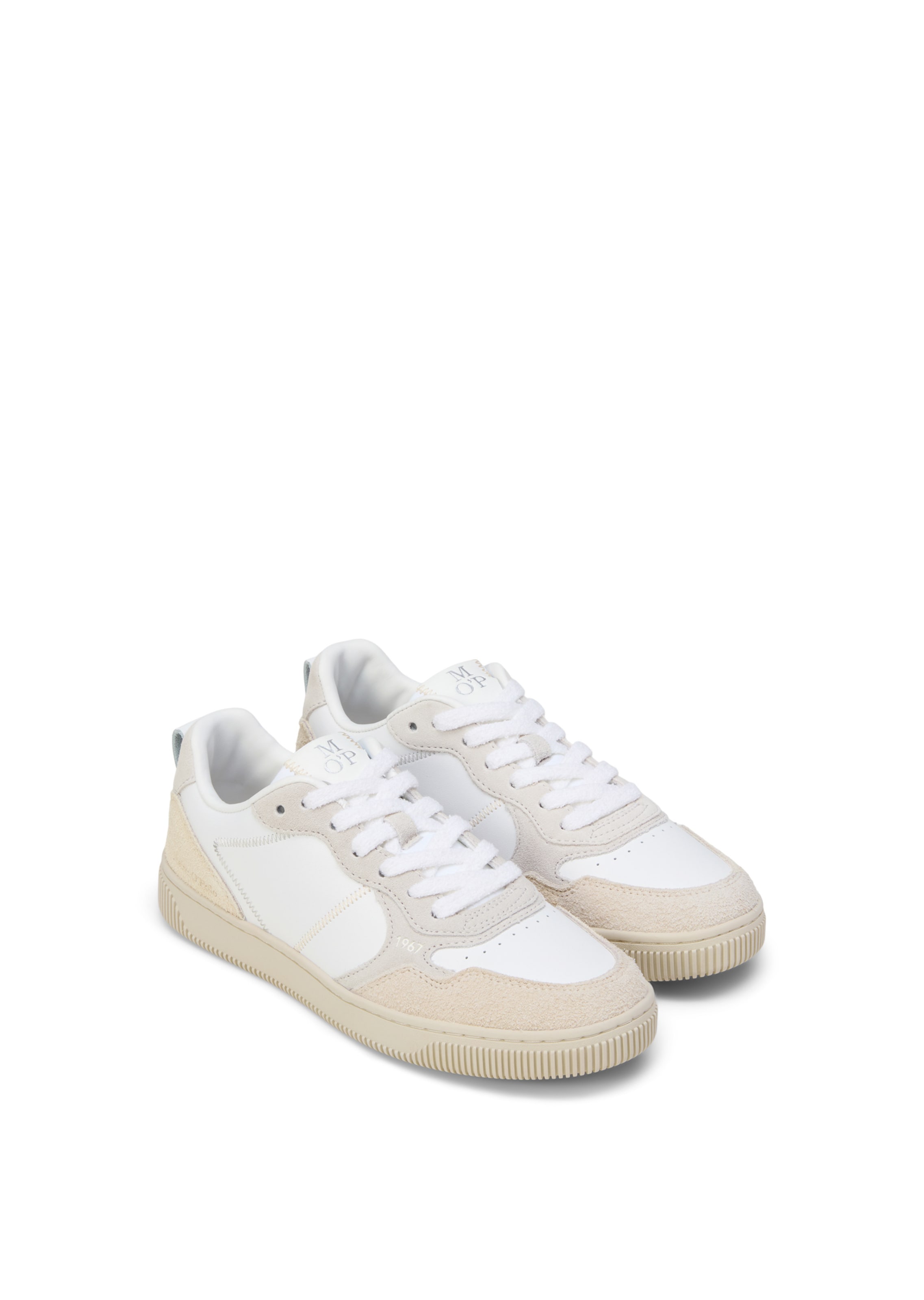 Baskets basses Marc O'Polo en blanc