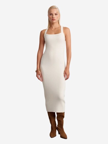 Dilvin Dress 'Midi' in Beige: front