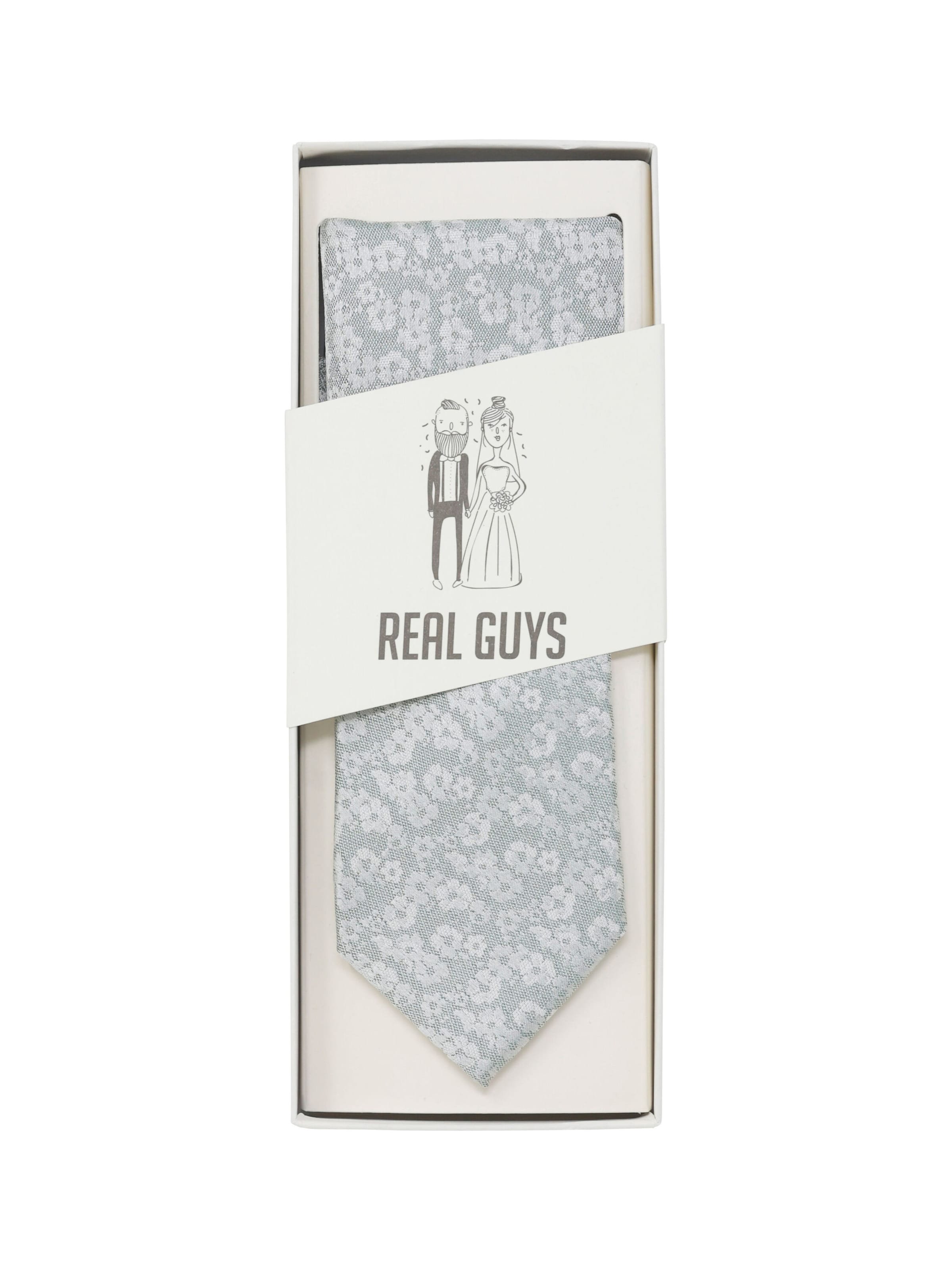 Real Guys Krawattenset in Silber