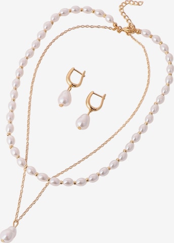 auksinė SOHI Juvelyrinių dirbinių rinkinys 'Chandrani': priekis