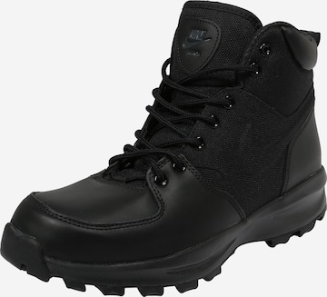 Nike Sportswear Lace-Up Boots 'Manoa' in Black: front