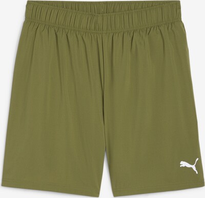 PUMA Workout Pants 'Favourite' in Green / White, Item view