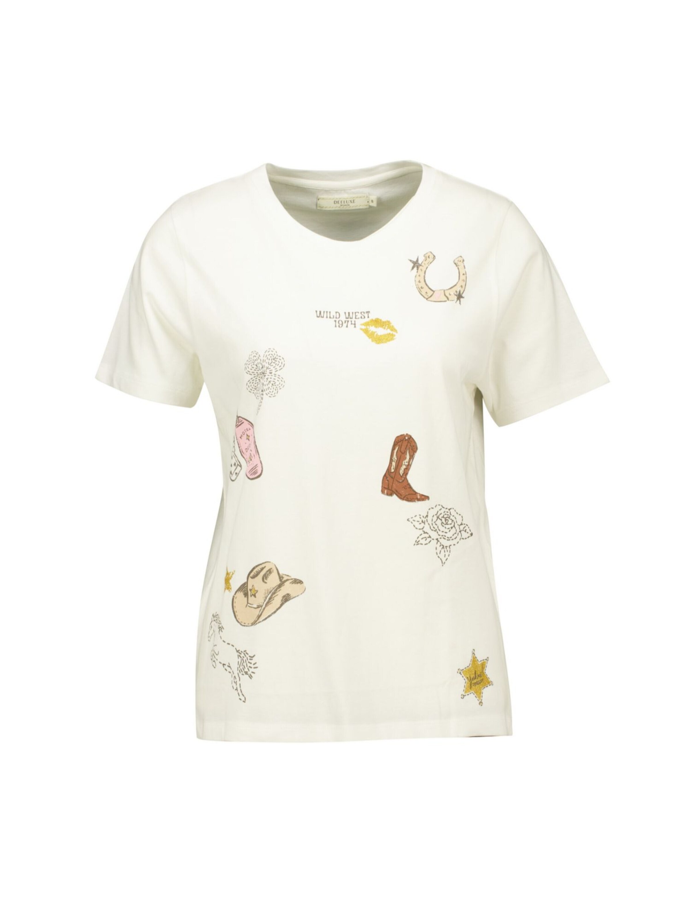Deeluxe Shirt‌‌ in Weiß: Vorderseite