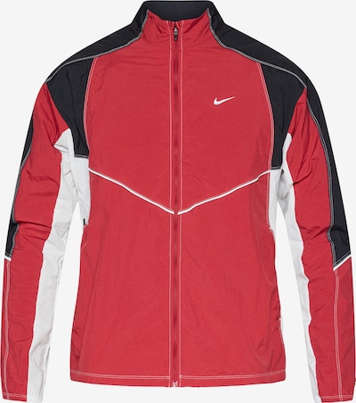 NIKE Urheilutakki värissä oranssinpunainen / musta / offwhite, Tuotenäkymä