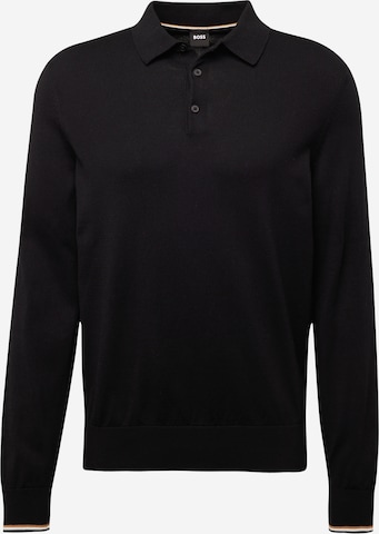 BOSS Black Sweater 'Gemello' in Black: front