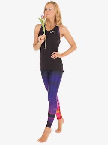 Skinny Pantalon de sport 'AEL102' Winshape en violet