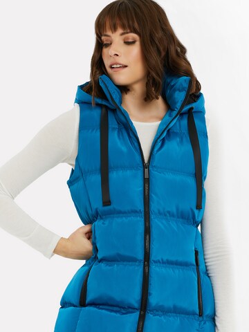 Threadbare Vest 'Vinyard' in Blue