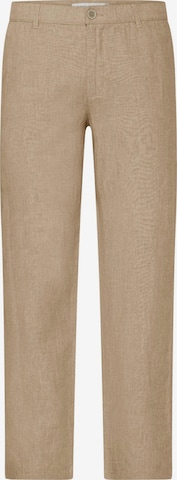 INDICODE JEANS - Calças chino ' IDTropelo ' em castanho: frente