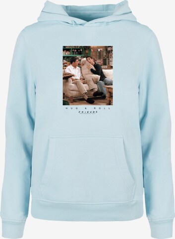 ABSOLUTE CULT Sweatshirt 'Friends - Hug And Roll' in Blau: predná strana