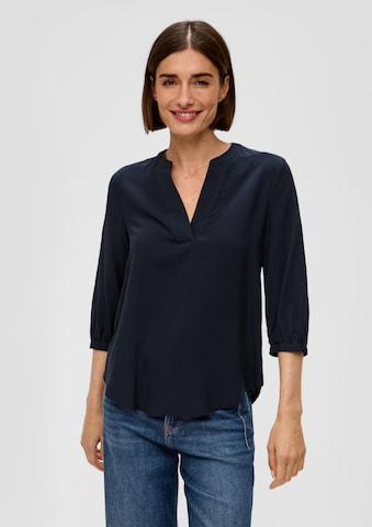 Chemisier s.Oliver en bleu : devant