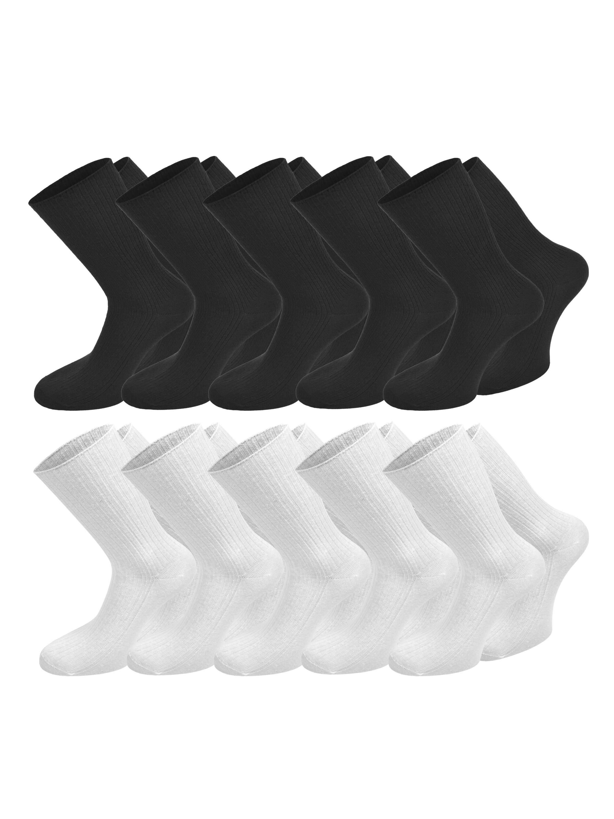 Chaussettes normani en noir : devant