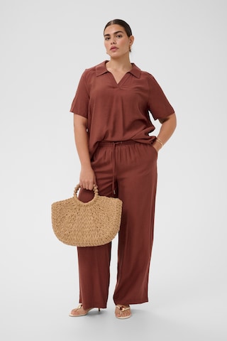 KAFFE CURVE Blouse in Red