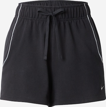 Nike Sportswear - Regular Calças 'STREET' em preto: frente