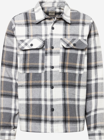 Hailys Men Regular fit Button Up Shirt 'Lars' in Grey: front